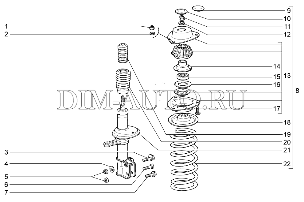 Подвеска ваз 2115 передняя схема с описанием и фото