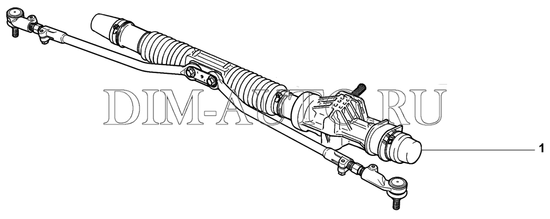 Рулевая рейка лада гранта схема