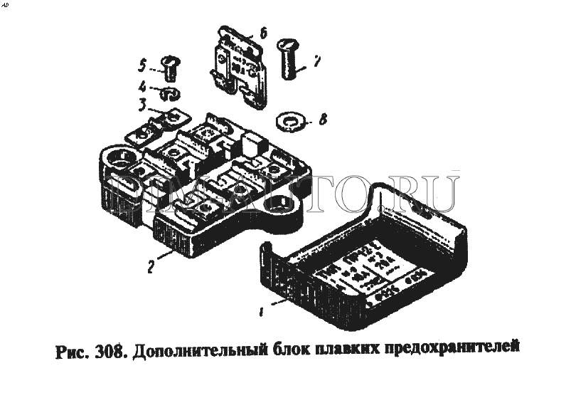 Схема блока предохранителей москвич 412
