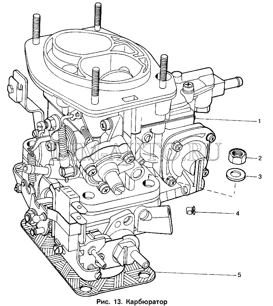 Дааз карбюратор схема
