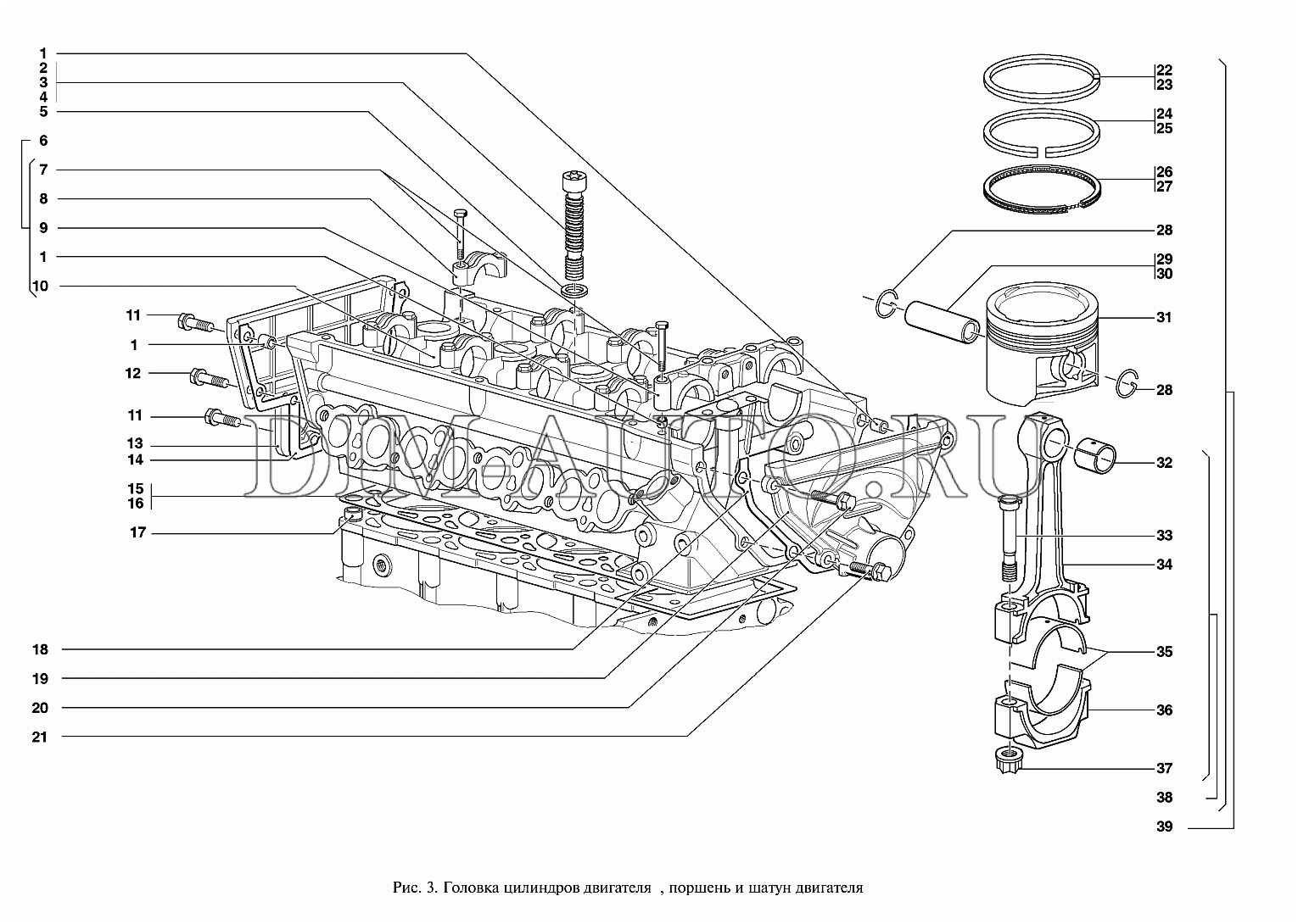 Гбц змз 409 чертеж