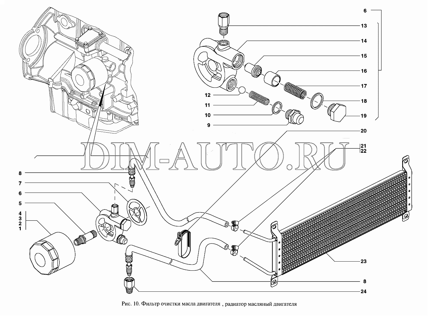 Масляный радиатор схема