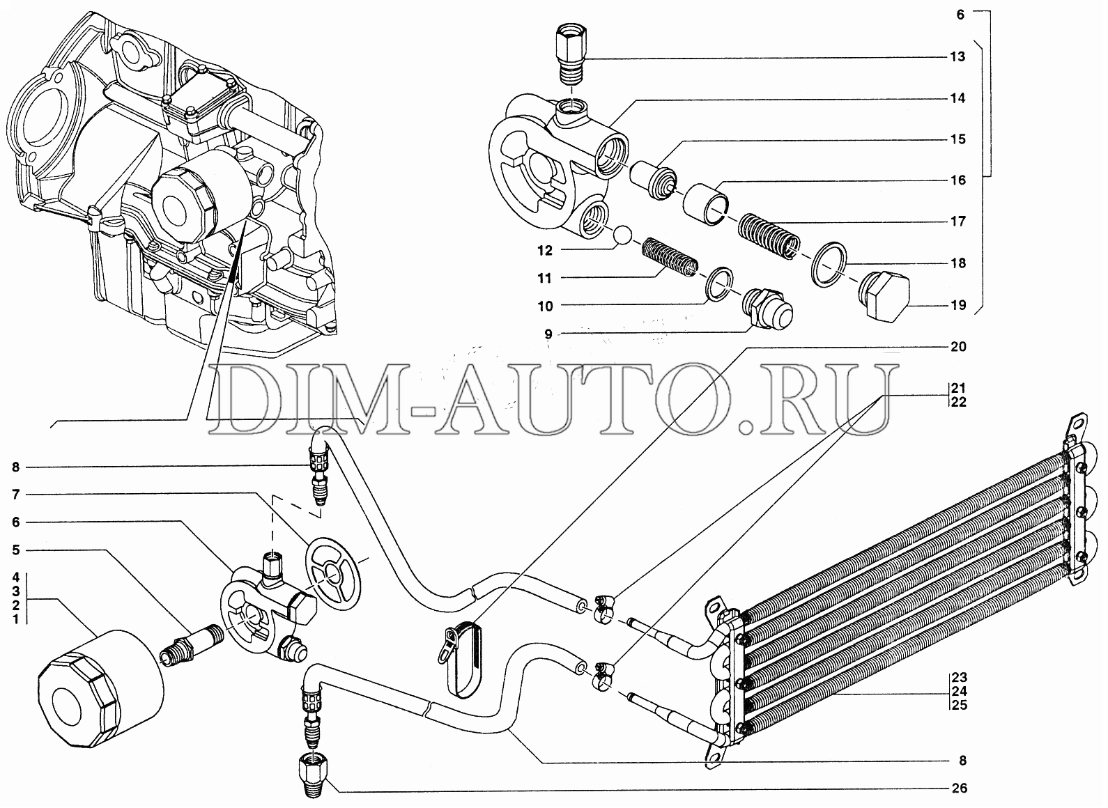 Масляный радиатор схема