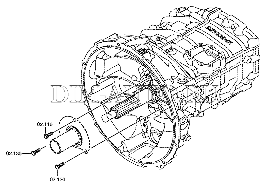 Кпп zf 6s1000 схема