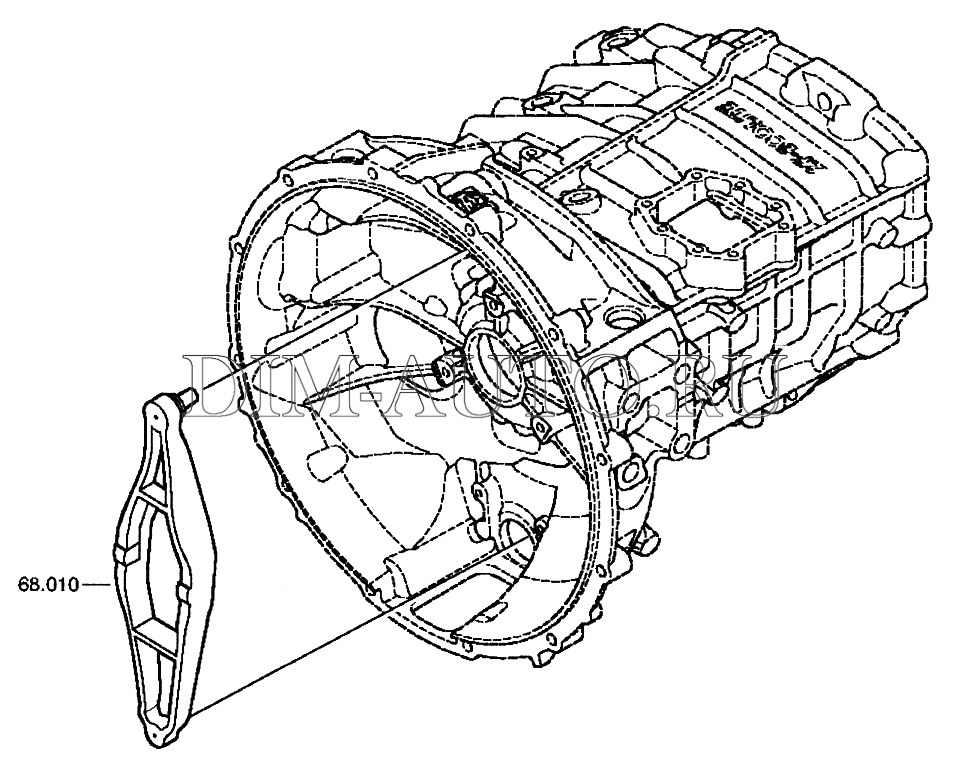 Кпп zf 6s1000 схема