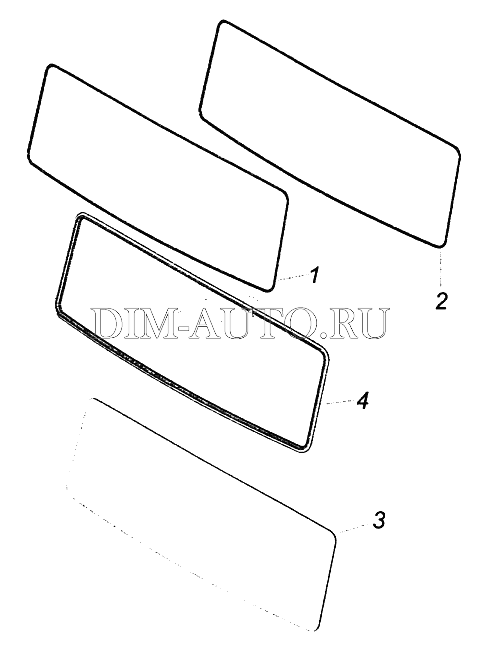 Вставить стекло на камаз 43118