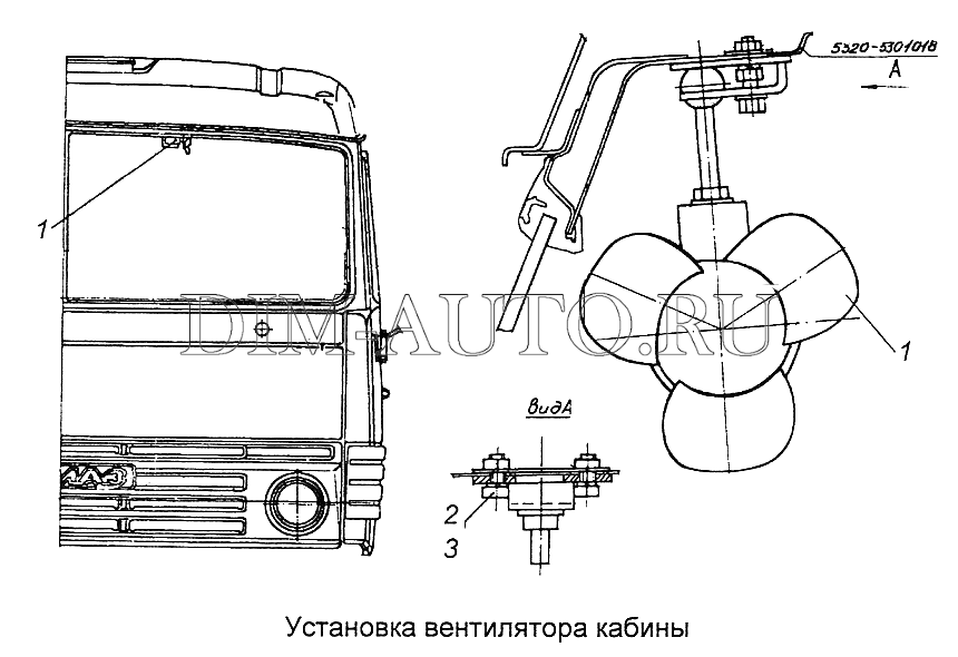 Вставить стекло на камаз 43118