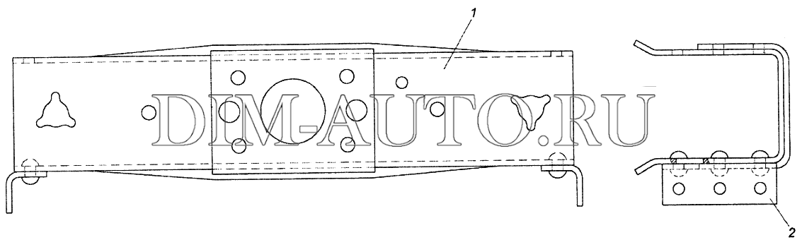 Поперечины рамы газель схема