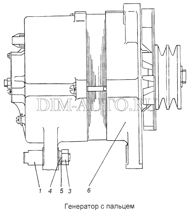 Снятие генератора камаз 65115