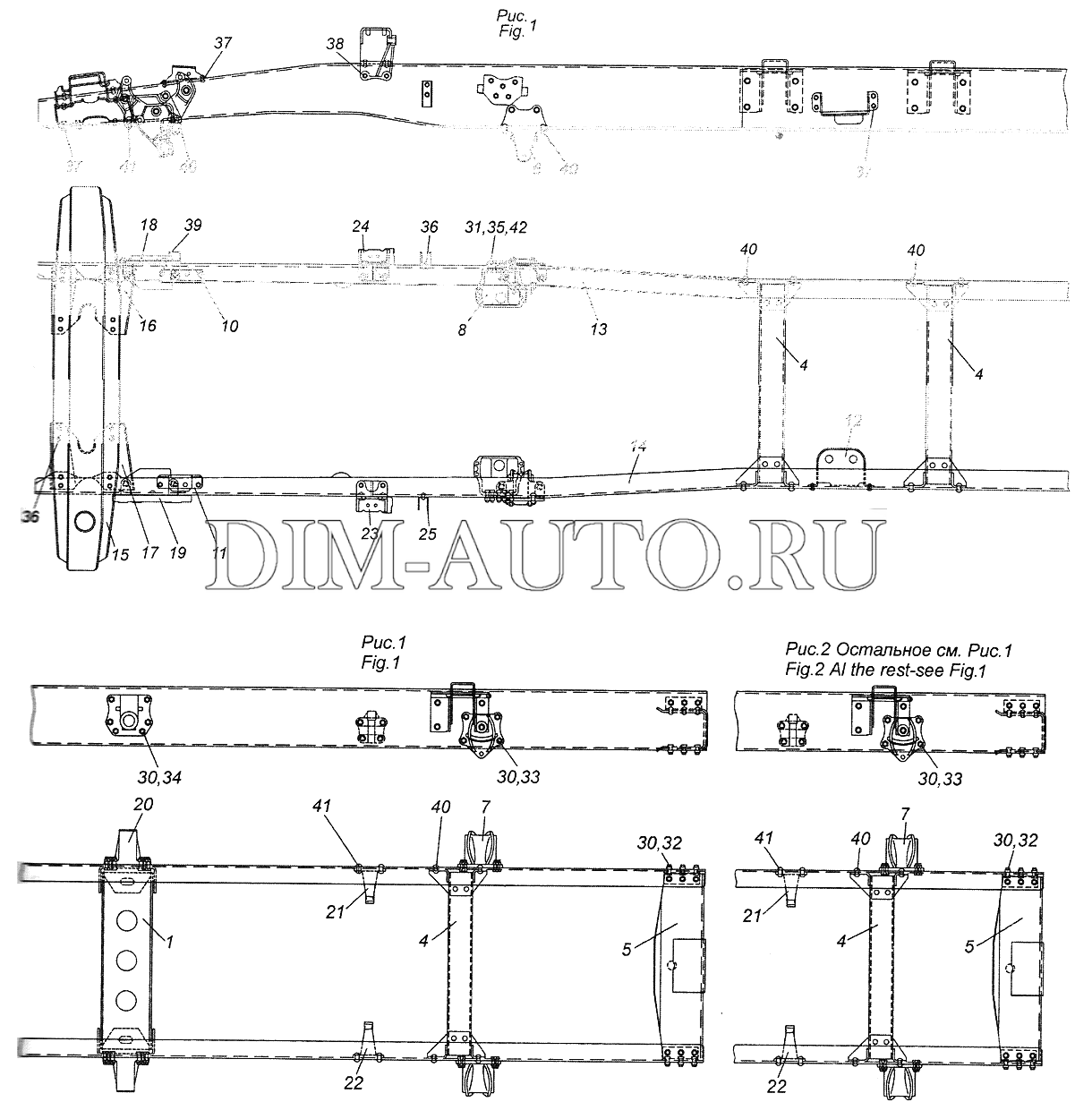 Камаз 5320 рама чертеж