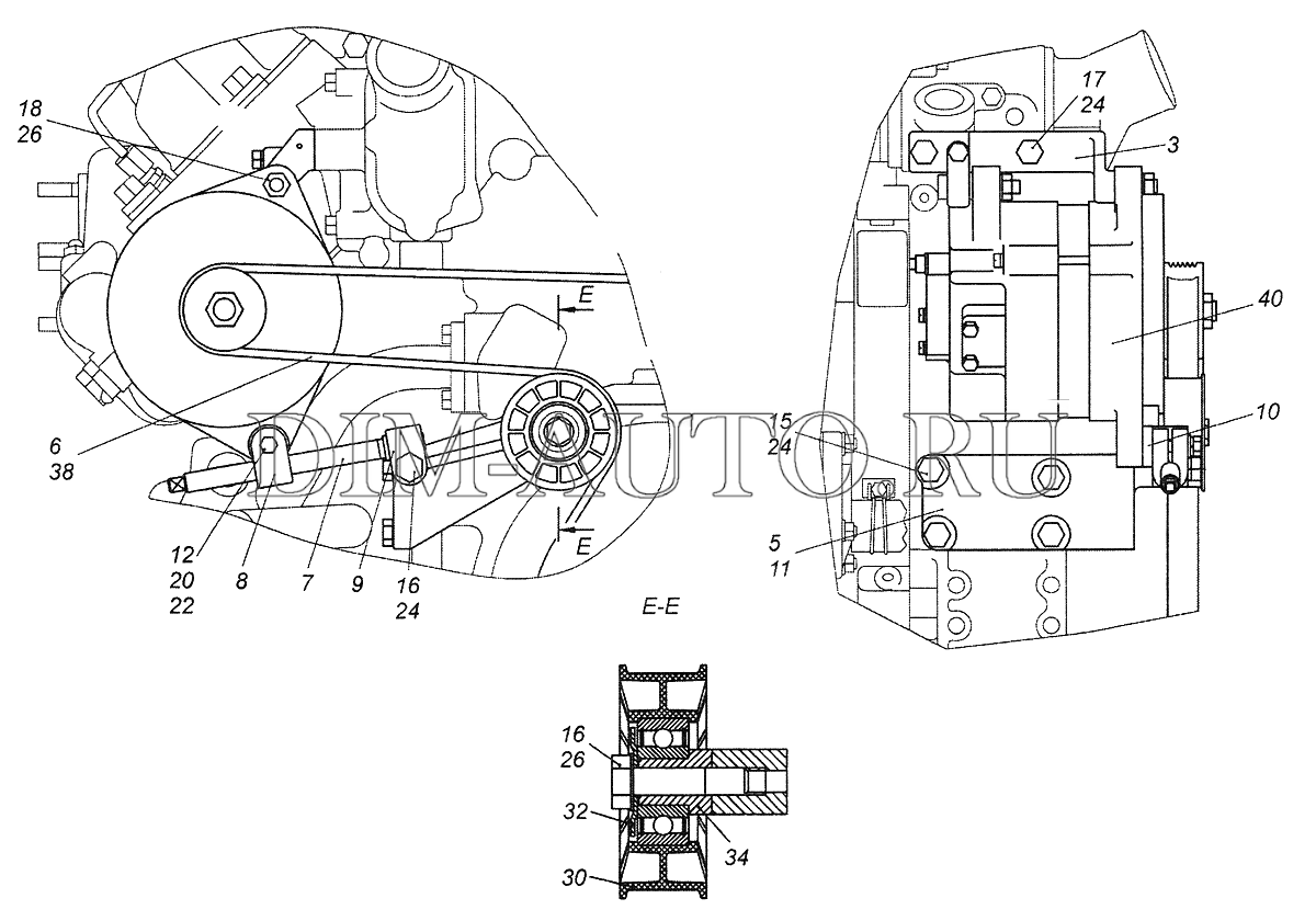 Схема приводного ремня камаз евро 5