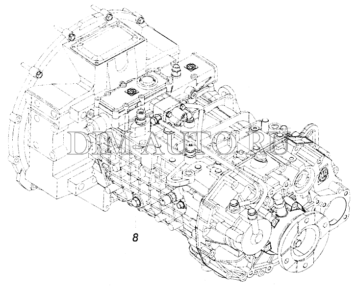 Кпп камаз zf 9s1310 схема