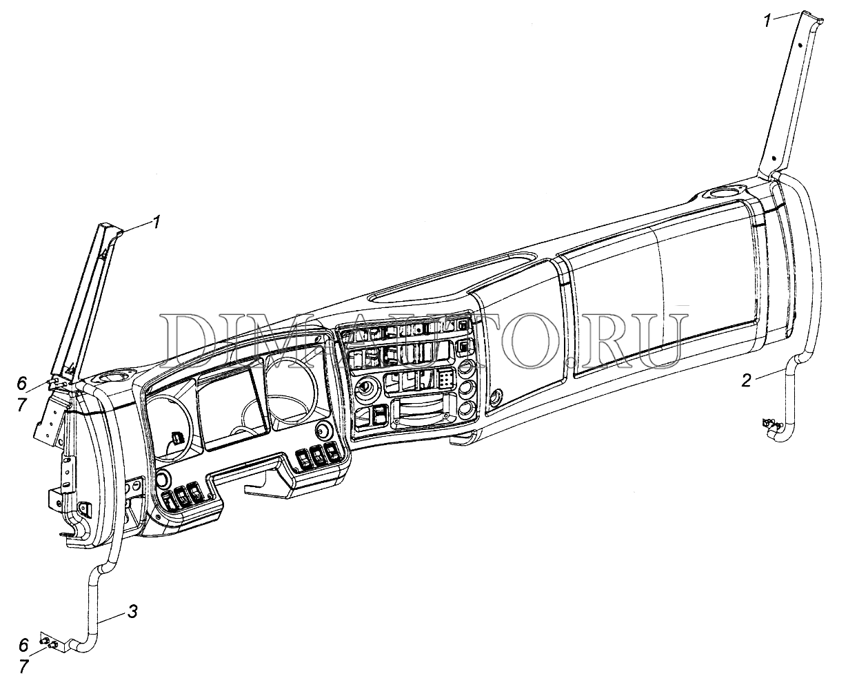 Дверная карта камаз 6520