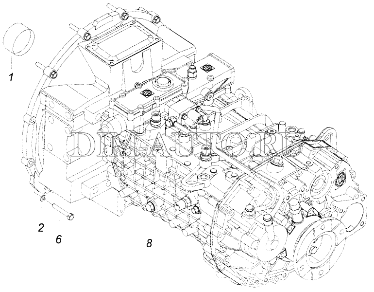 Кпп zf камаз 65115 схема переключения