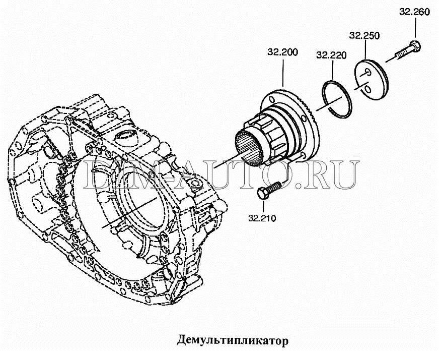 Кпп zf 9s1310 схема сборки