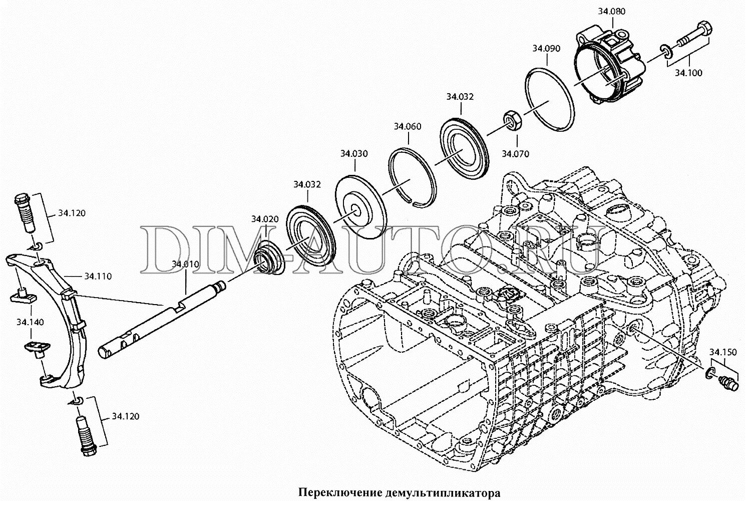 Коробка передач zf 16 схема датчики