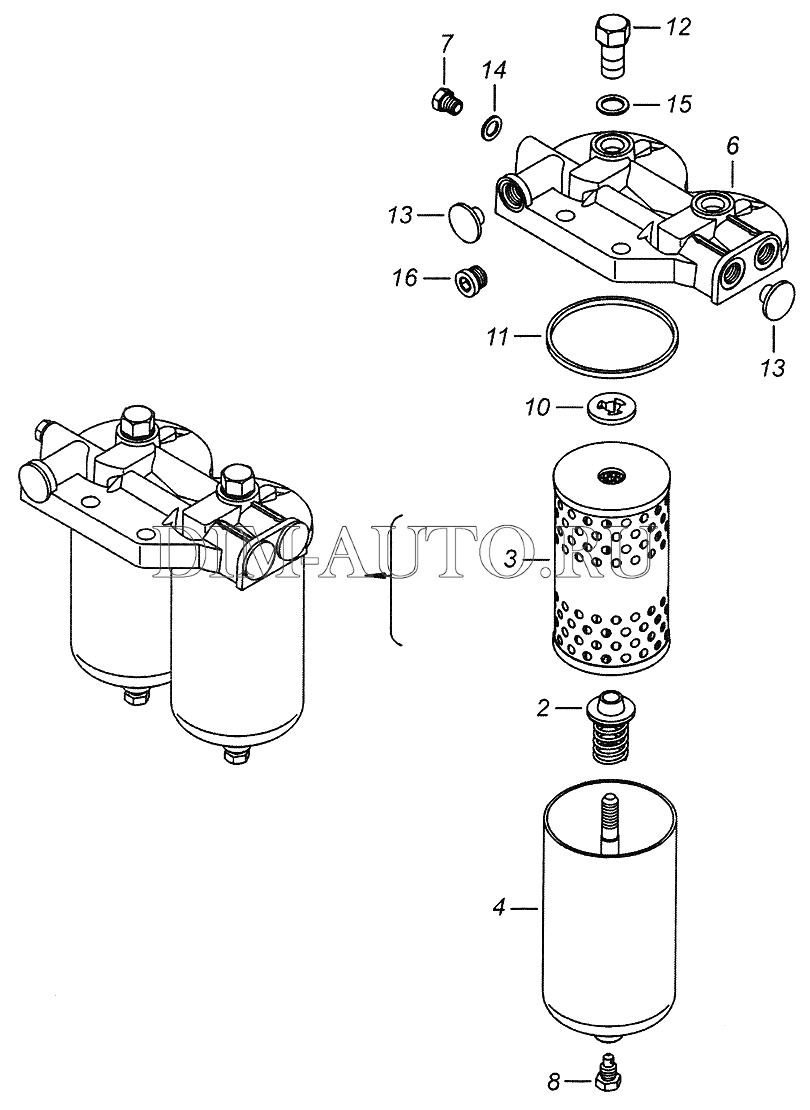 Фильтр тонкой очистки камаз. Фильтр тонкой очистки КАМАЗ 5350.
