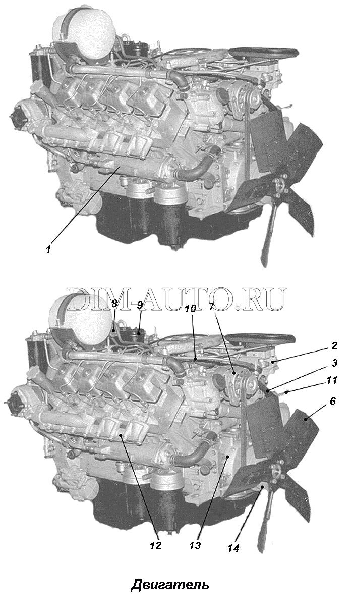 двигатель камаз 740 10