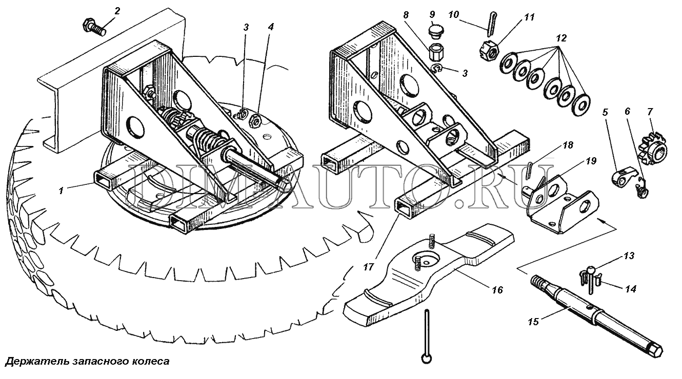 5410 3105899 пружина защелки ворота