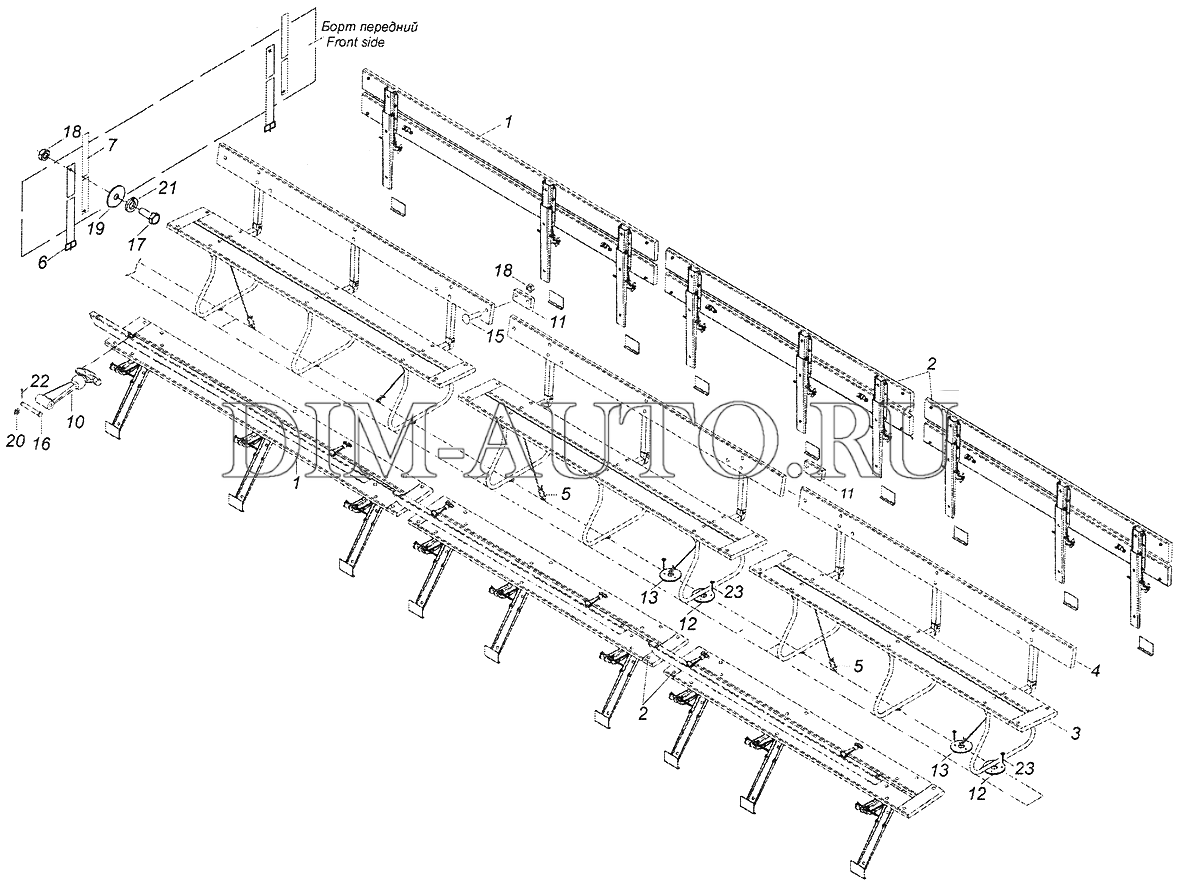 Камаз 6350 чертеж