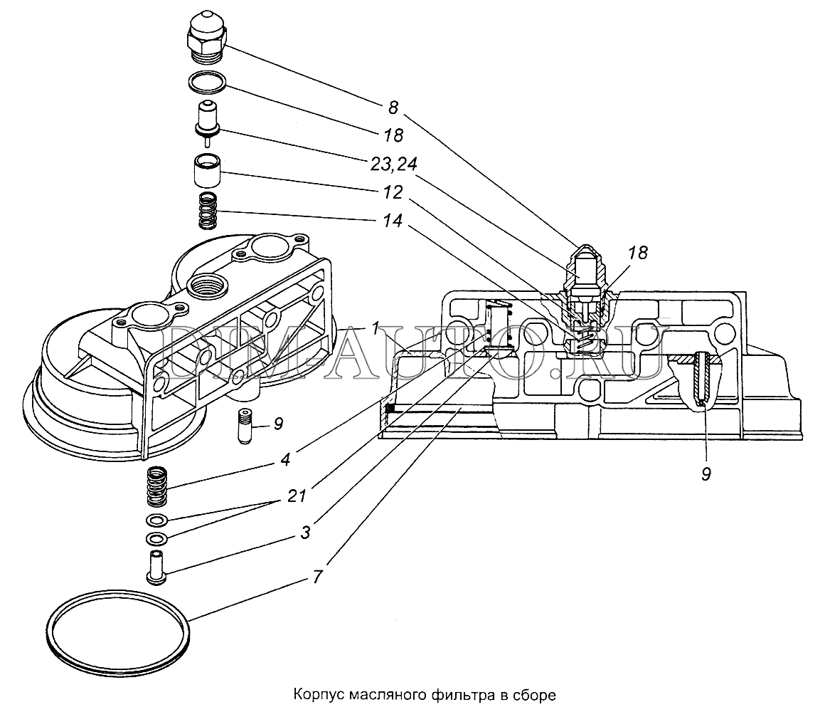 Корпус Масляного Фильтра Камаз Евро Купить