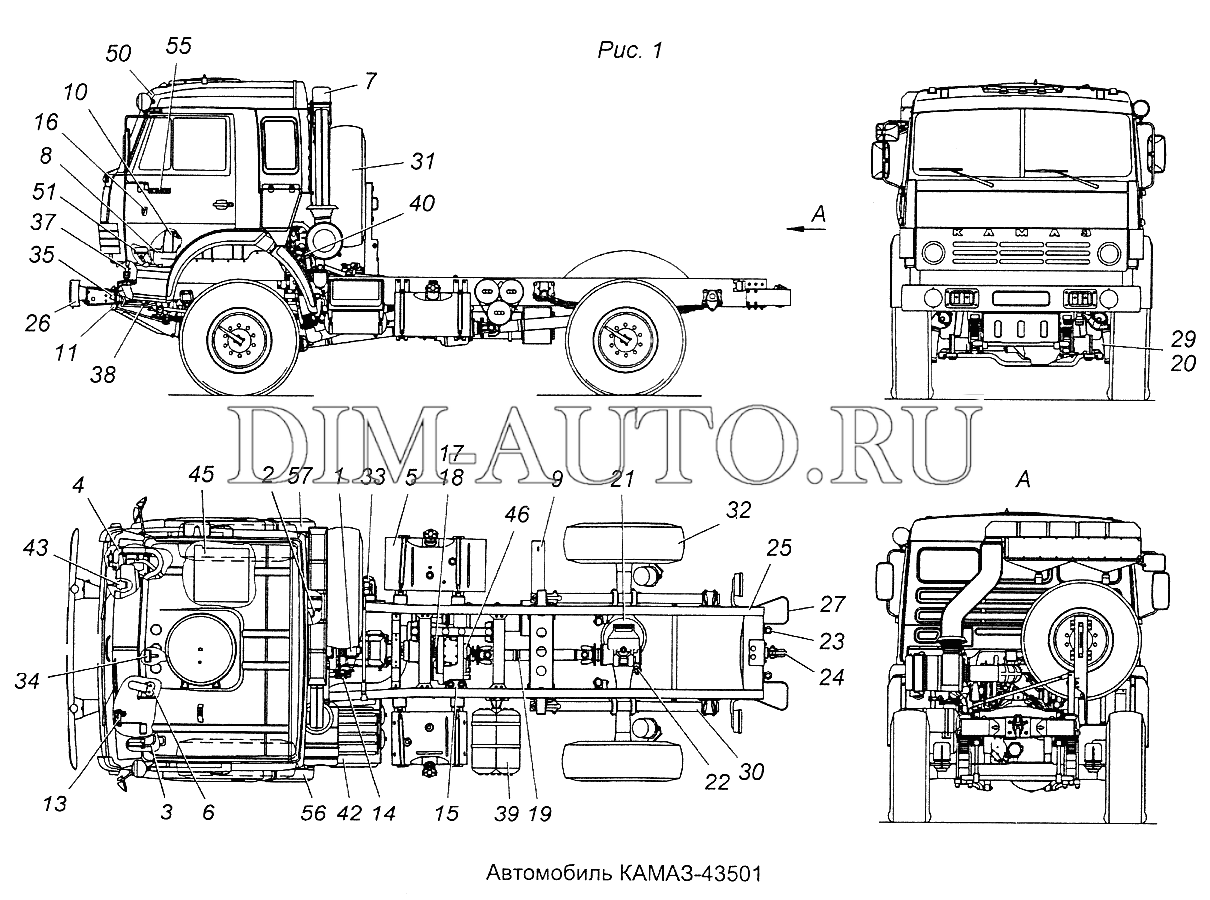 Карта смазки камаз 5511