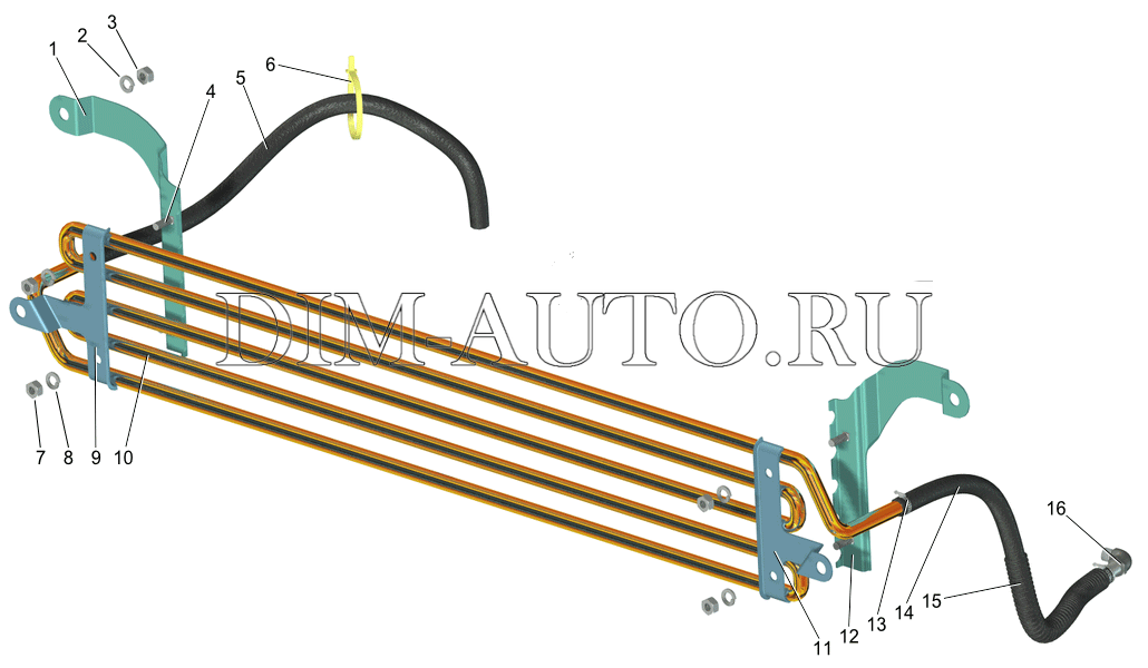 Масляный радиатор газель 4216 схема