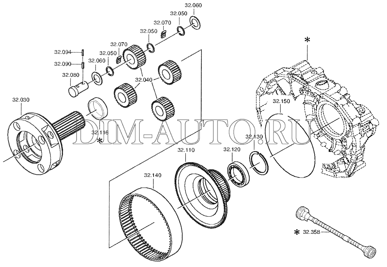 Zf 9s1310 схема переключения