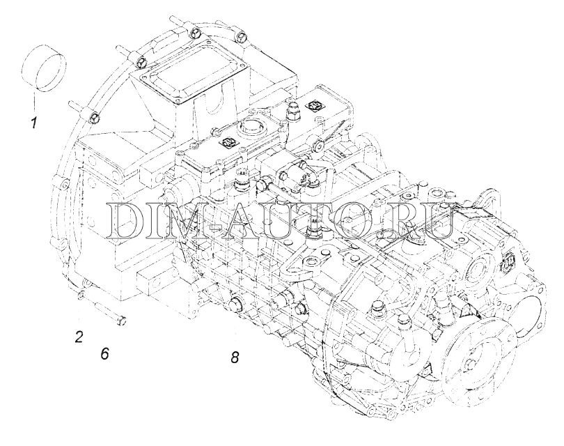 Схема кпп zf 9s