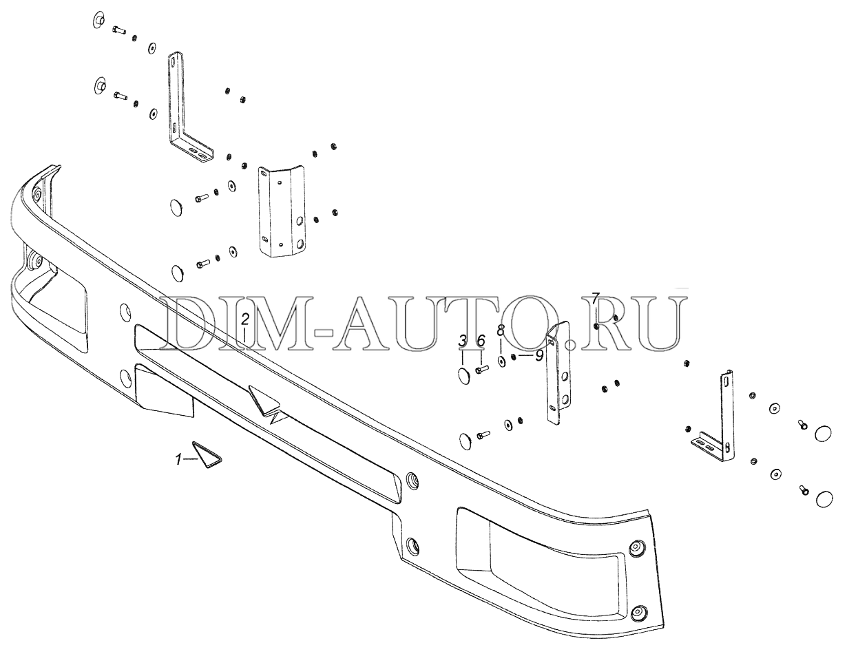 верхняя полка камаз 6520