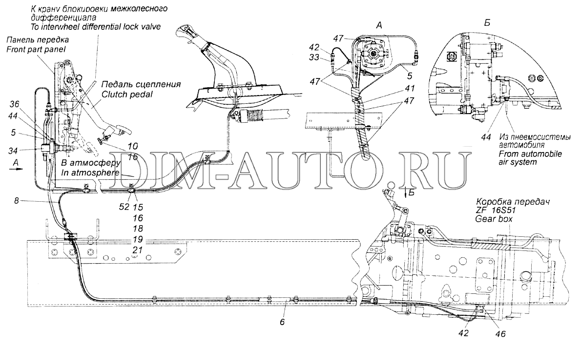 Коробка камаз 6520 схема