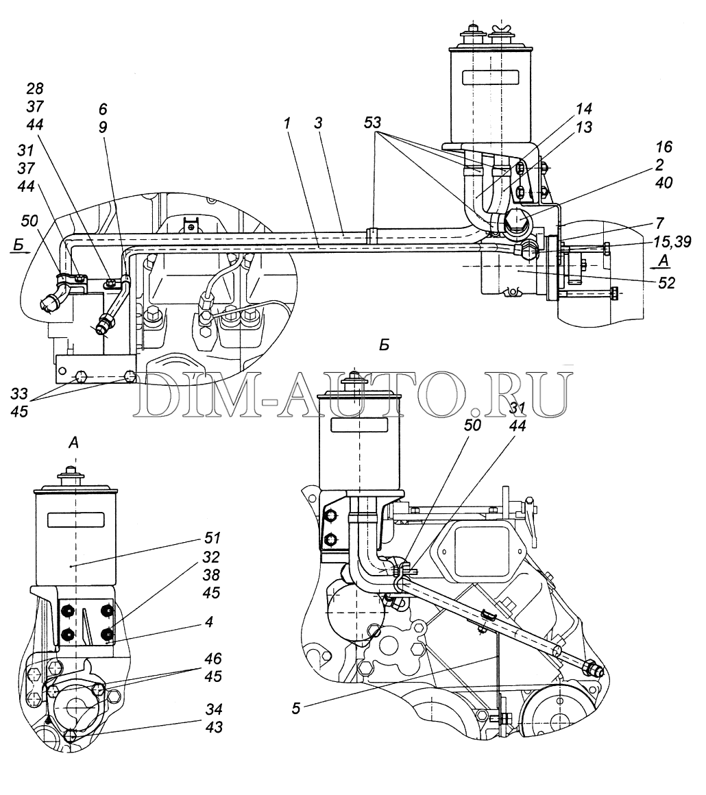 Насос гур камаз 6520 схема