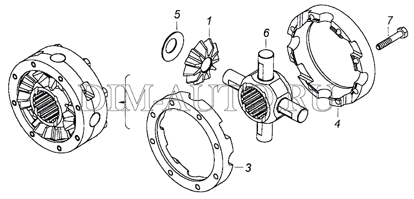 Редуктор камаз 6520 средний схема устройство