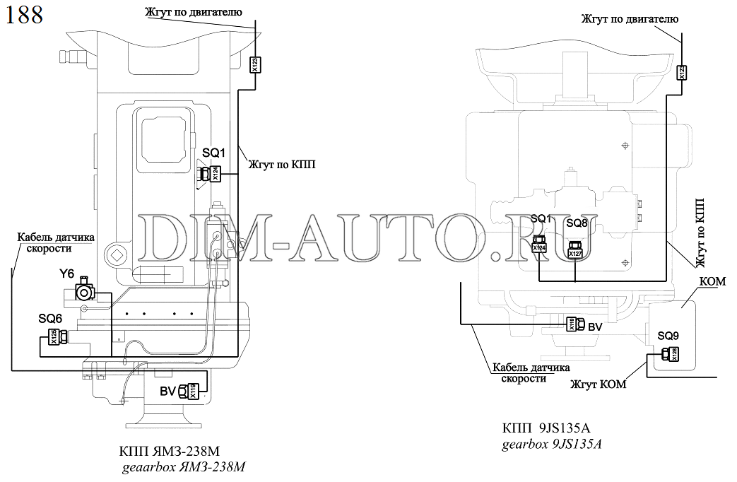 Кпп 9js135a схема