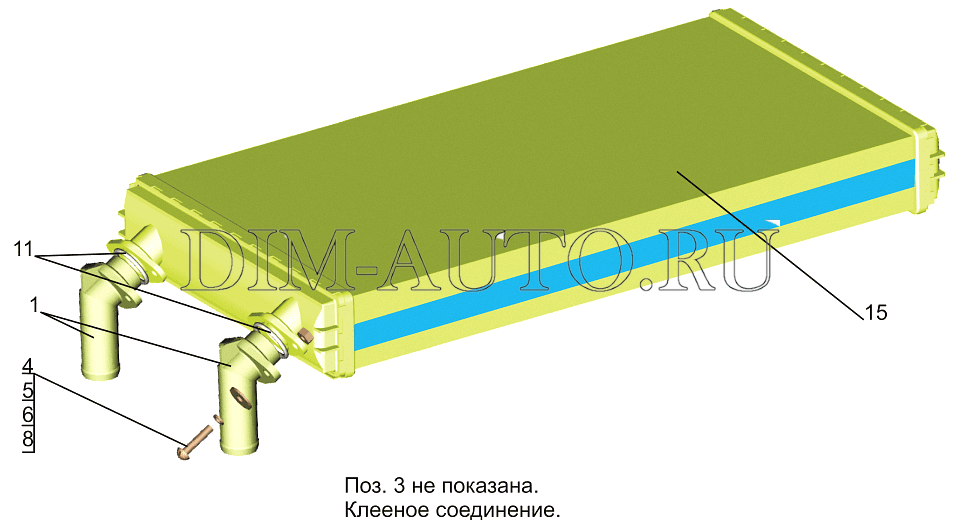 Купить Радиатор Отопителя Маз