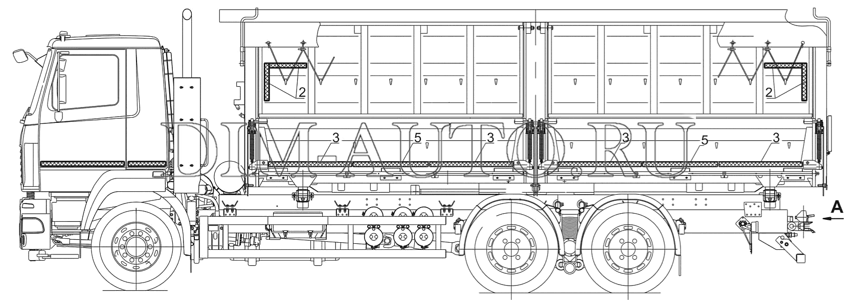 Маз 6501 чертеж