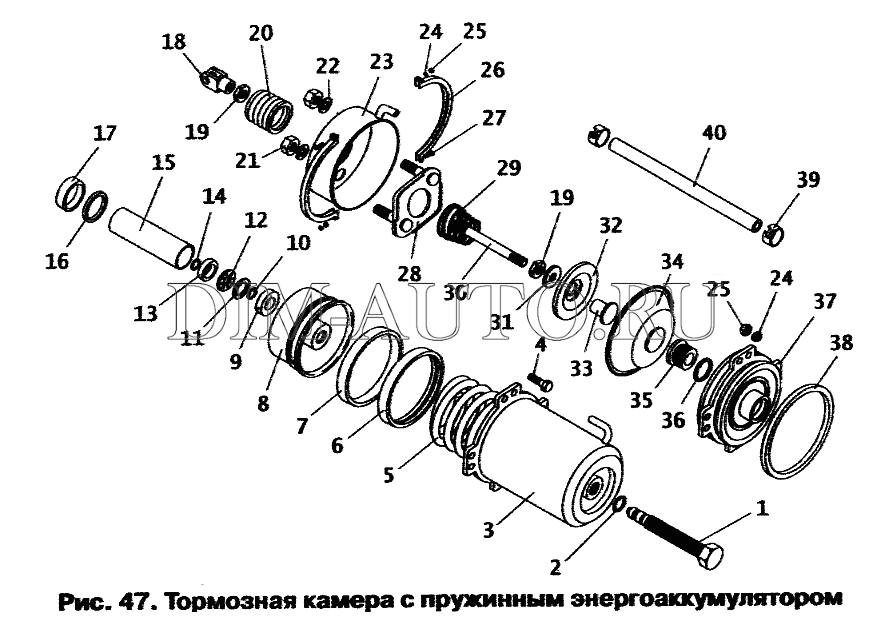 Схема сцепления паз 4230