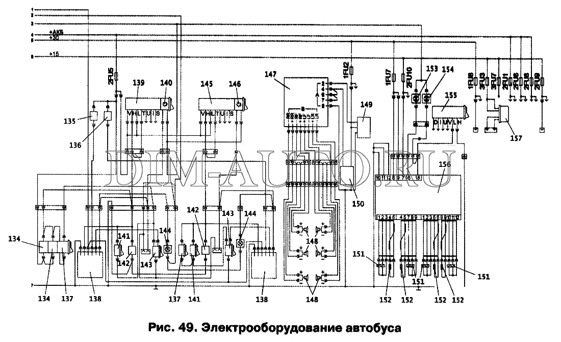 Схема сцепления паз 4230