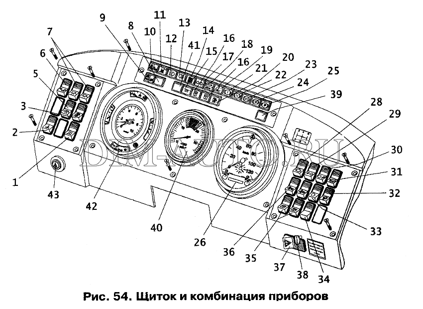 Паз 4230 схема автобуса