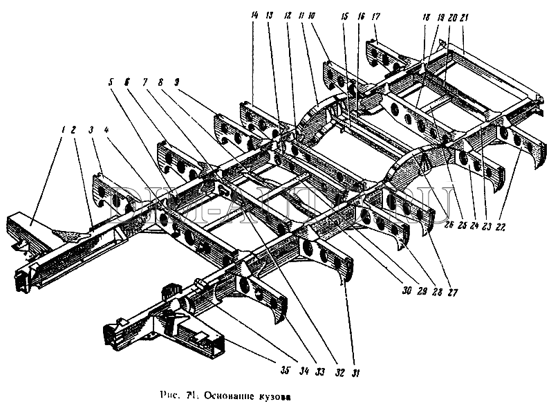 Паз 672 чертеж