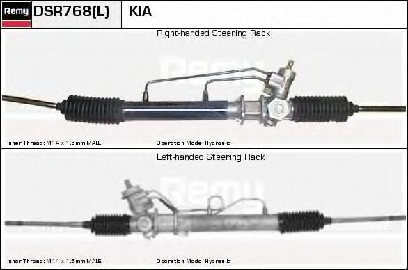 DELCO REMY DSR768 Насос гидроусилителя руля для KIA SEPHIA (Киа Сепхиа)