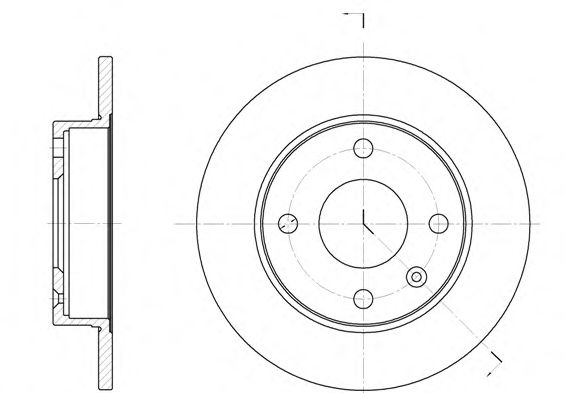 REMSA 609400 Тормозные диски 