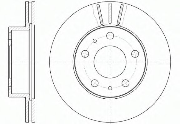 REMSA 650410 Тормозные диски 