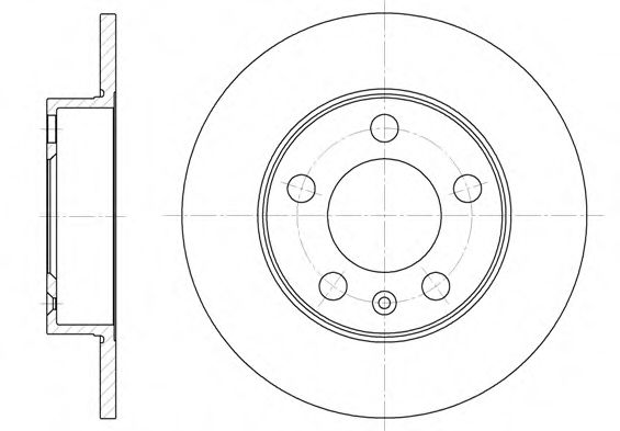 REMSA 654700 Тормозные диски 