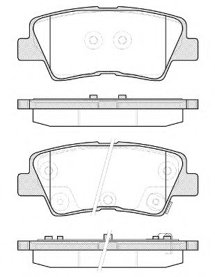 REMSA 136252 Тормозные колодки для KIA RIO (Киа Рио)