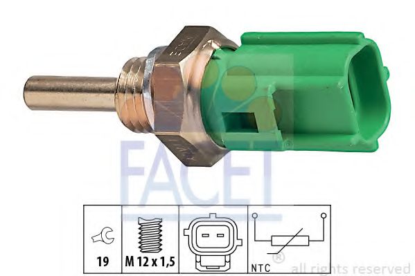 FACET 73177 Датчик включения вентилятора для TOYOTA RAV4 (Тойота Рав4)