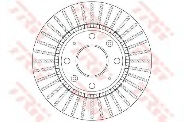 TRW DF6229 Тормозные диски для KIA SPECTRA (Киа Спектра)