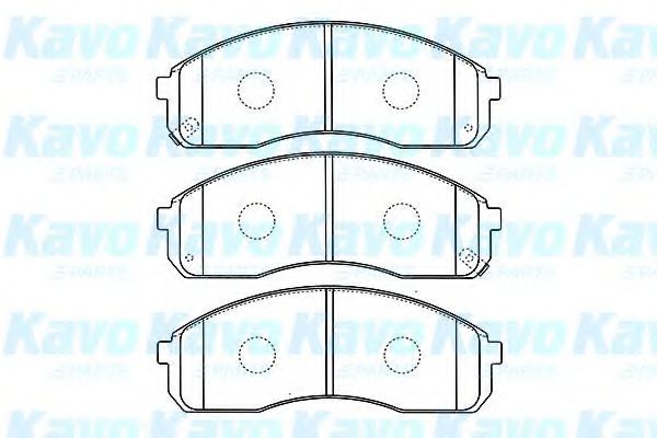 KAVO PARTS BP4008 Тормозные колодки для KIA PREGIO (Киа Прегио)