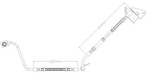 REMKAFLEX 6592 Тормозной шланг для JEEP GRAND CHEROKEE II (WJ, WG), GRAND CHEROKEE Mk II (WJ, WG) 4.0 4x4