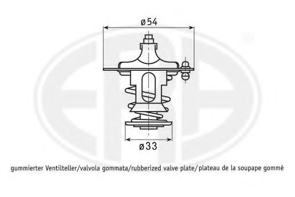 ERA 350378 Термостат для KIA BESTA (Киа Беста)